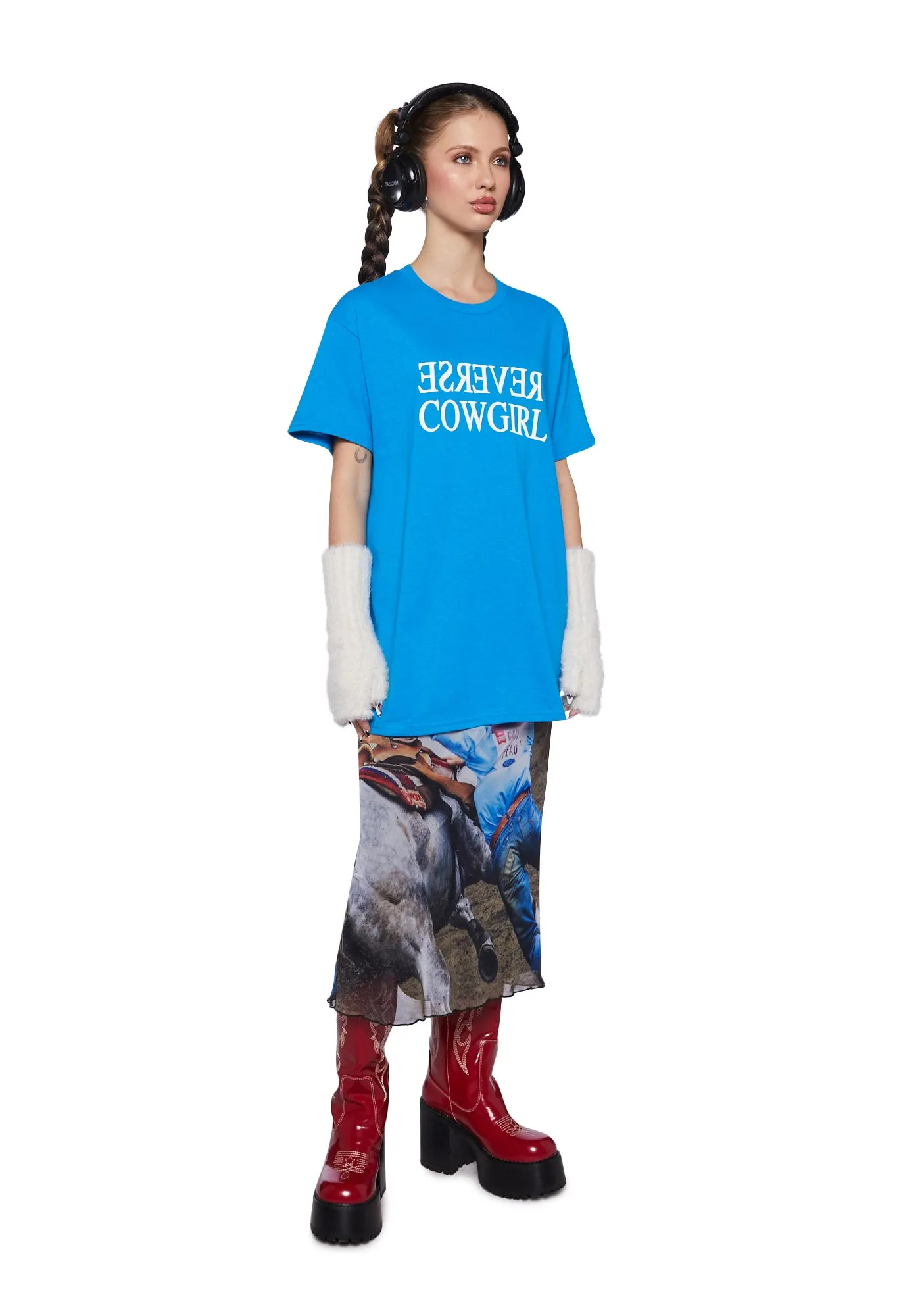 Reverse Cowgirl Tee sold by Dolls Kill product image thumbnail 2
