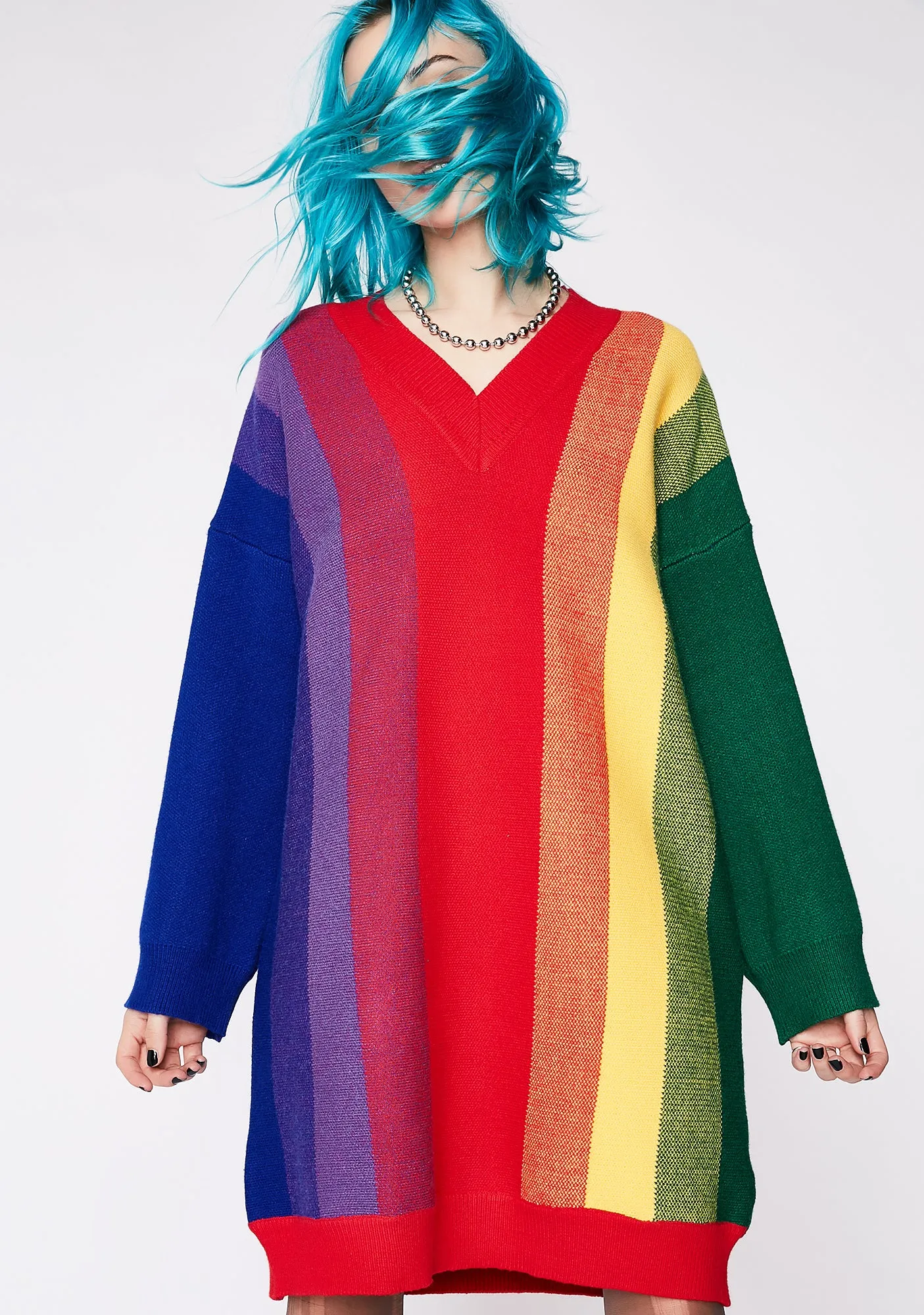 Seeing Rainbows Dress sold by Dolls Kill