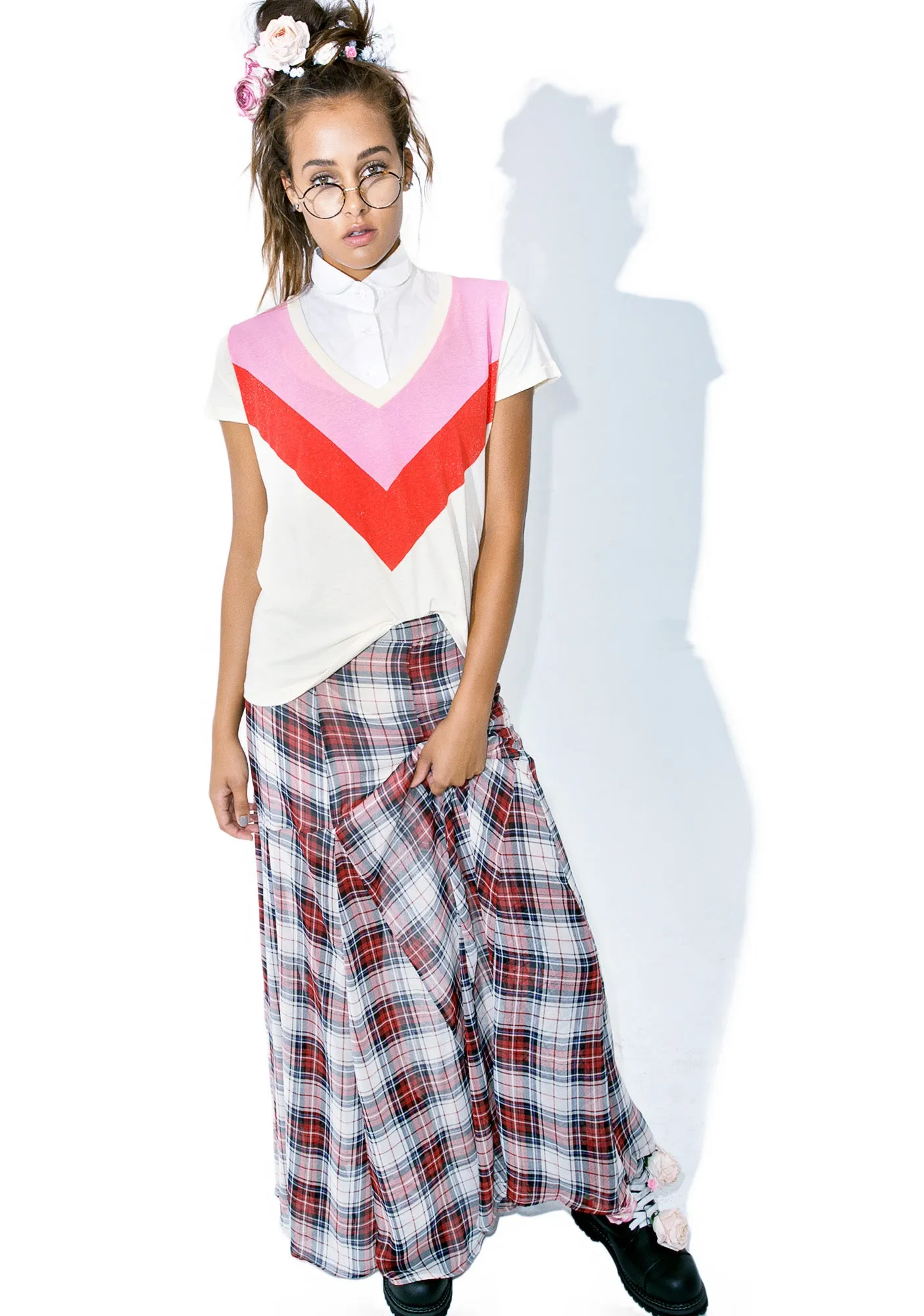 Rah Rah Skater V Tee sold by Dolls Kill product image thumbnail 3