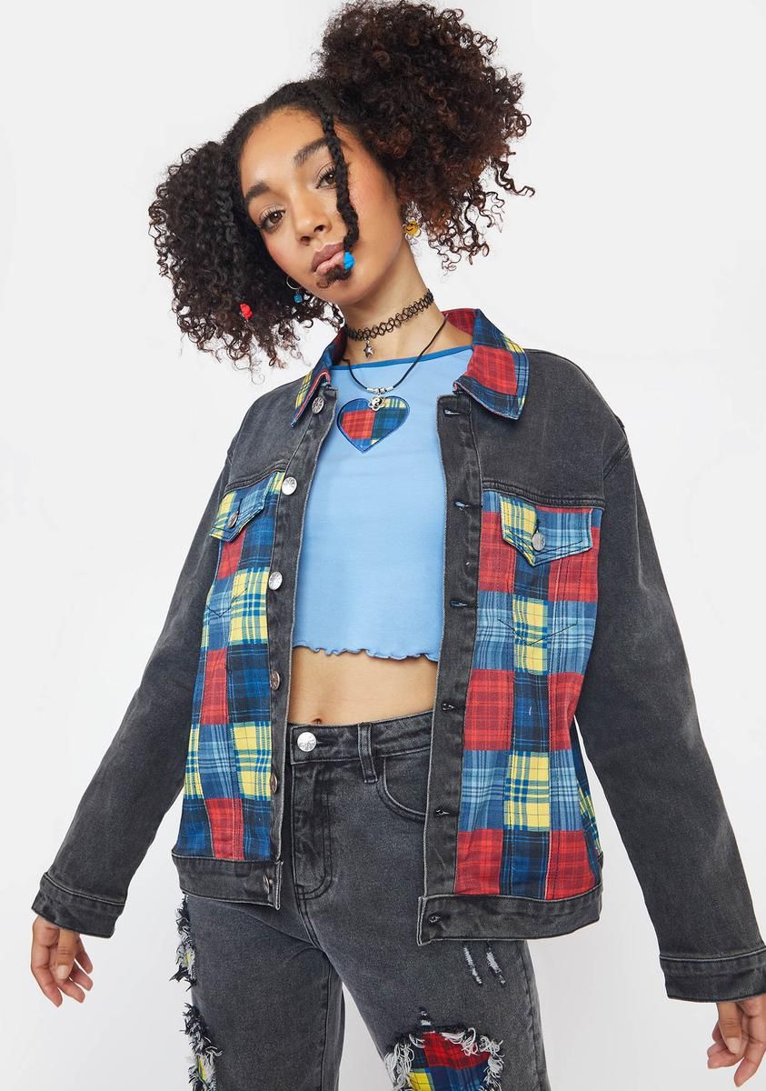 In This Moment Denim Jacket sold by Dolls Kill