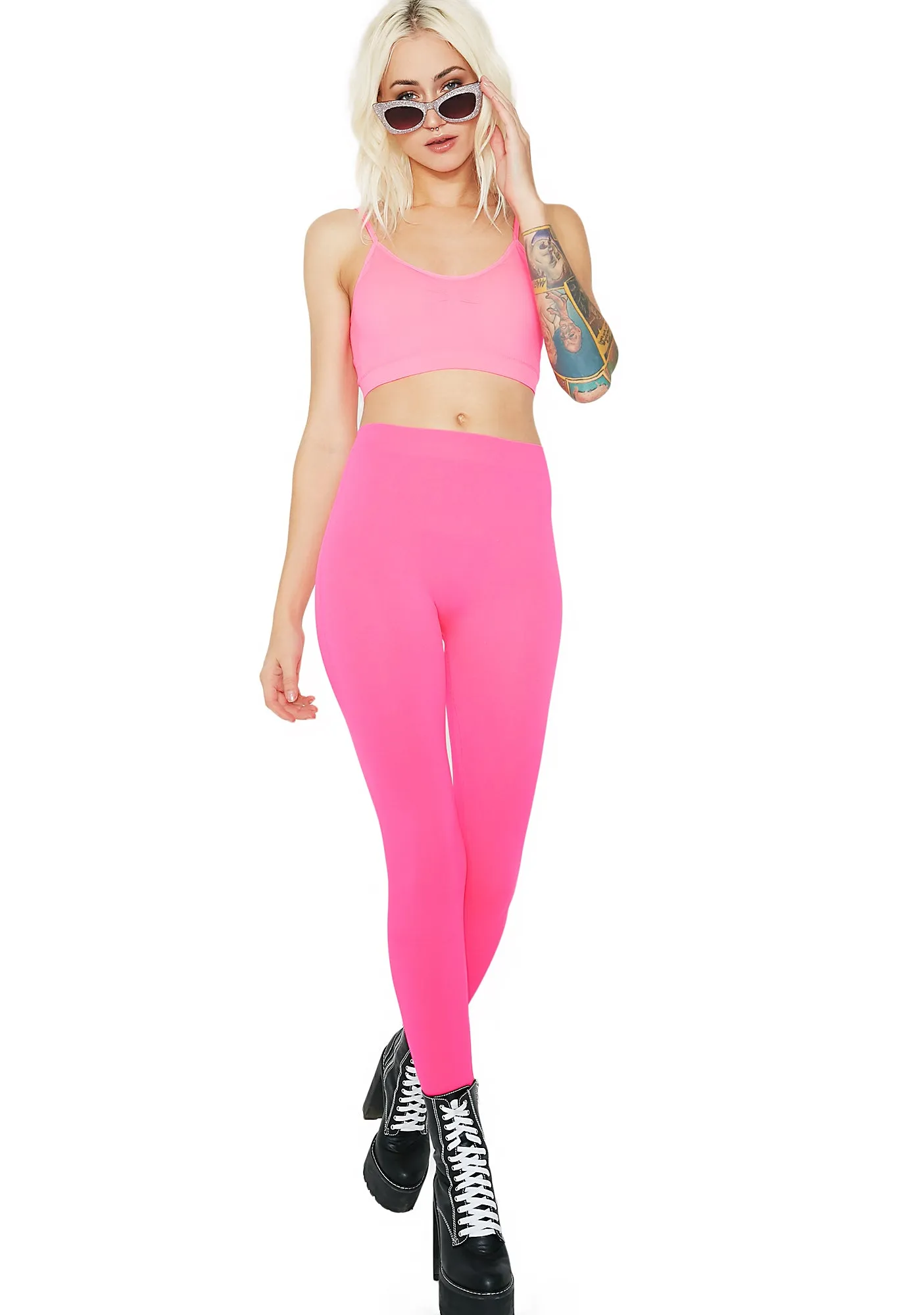 So Electric Crop Bra Top sold by Dolls Kill product image thumbnail 5