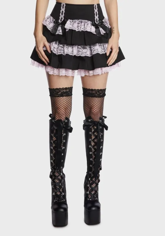 The Cake Topper Mini Skirt sold by Dolls Kill