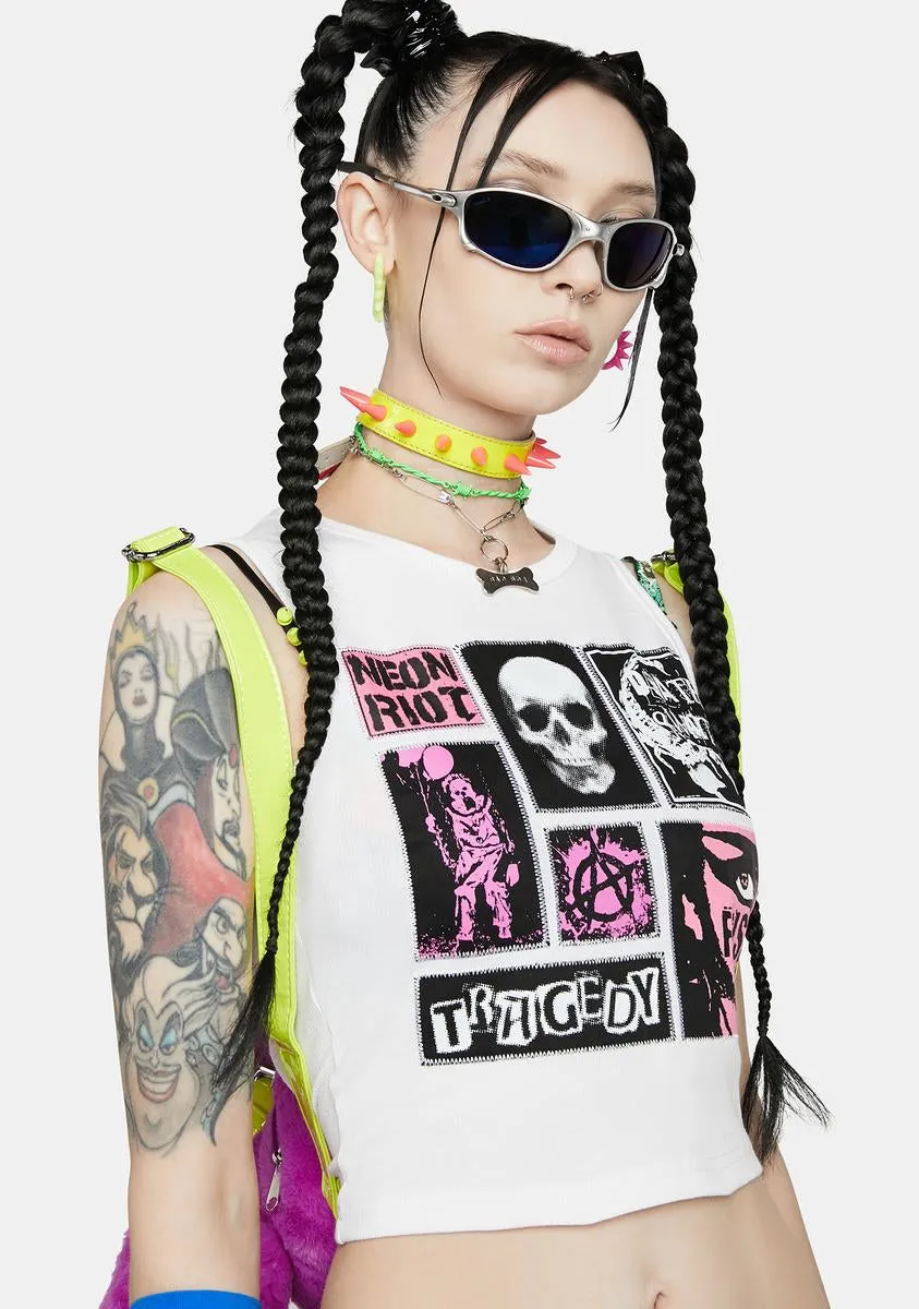 Neon Riot Graphic Tank sold by Dolls Kill product image thumbnail 2