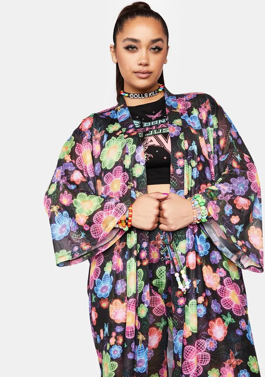 Plus Sonic Bloom Mesh Duster sold by Dolls Kill product image thumbnail 3