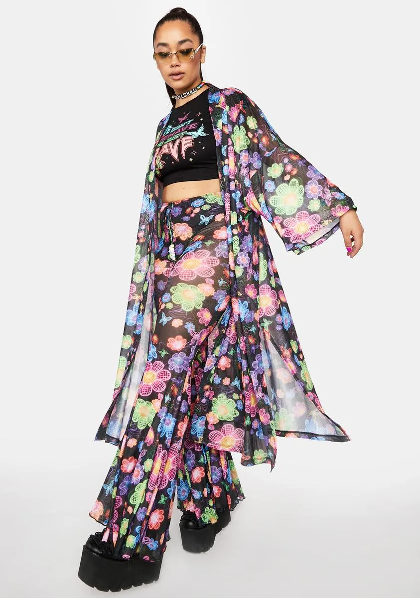 Plus Sonic Bloom Mesh Duster sold by Dolls Kill