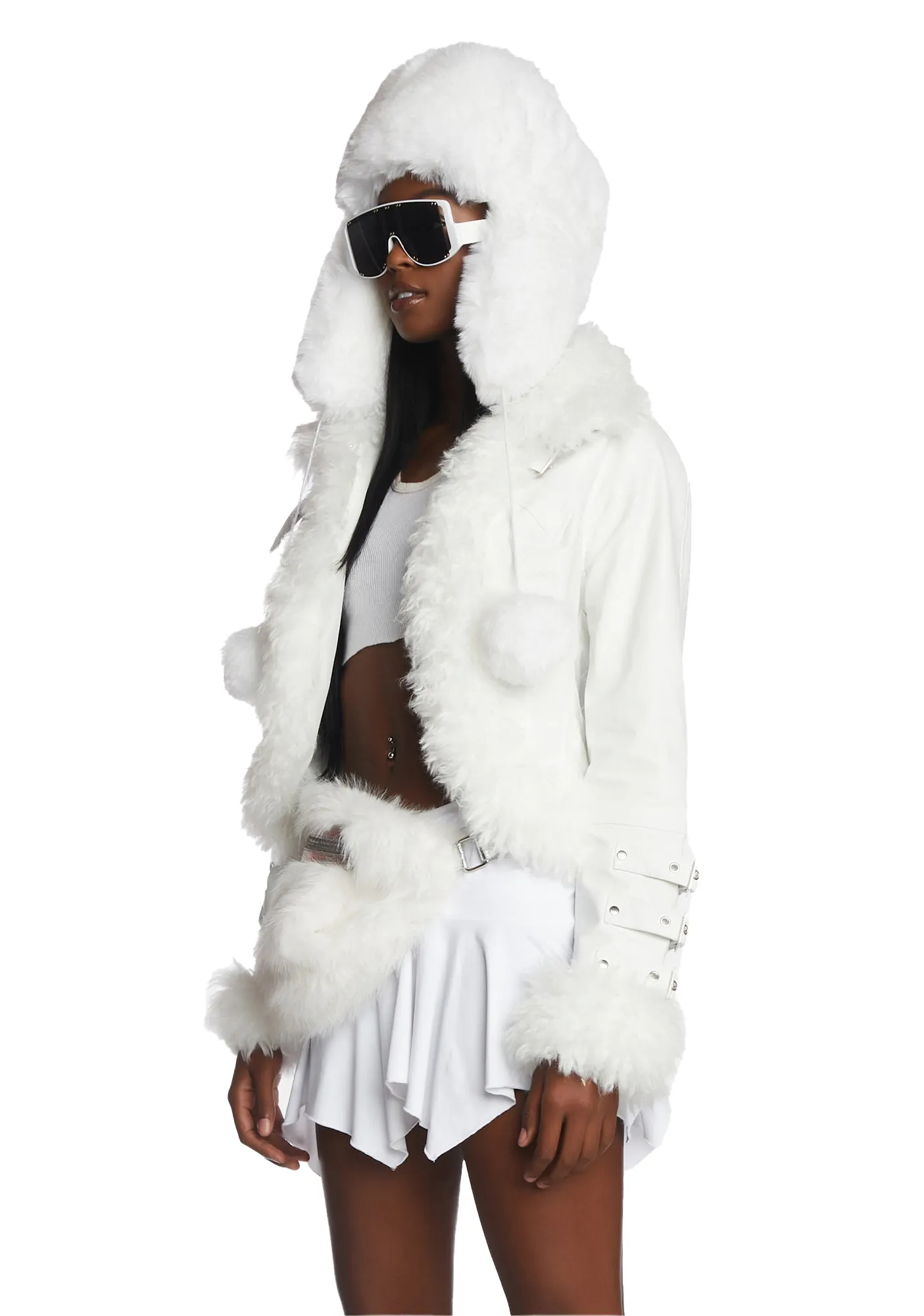 Angela Faux Fur Jacket sold by Dolls Kill product image thumbnail 4
