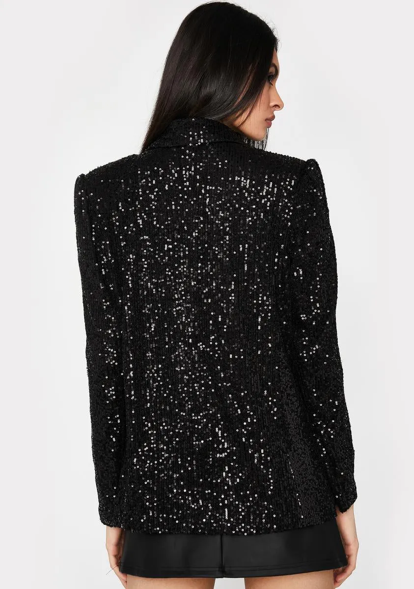 VIP Entrance Sequin Blazer sold by Dolls Kill product image thumbnail 4