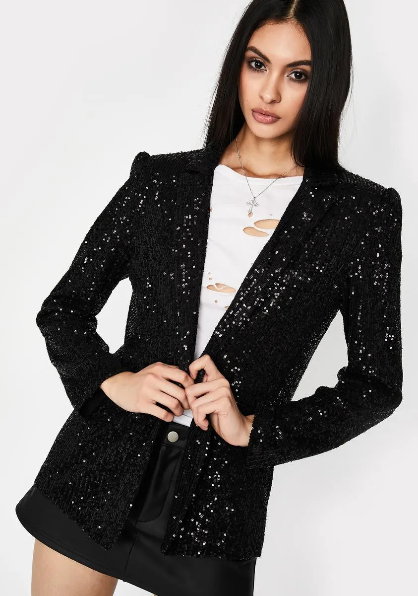 VIP Entrance Sequin Blazer sold by Dolls Kill