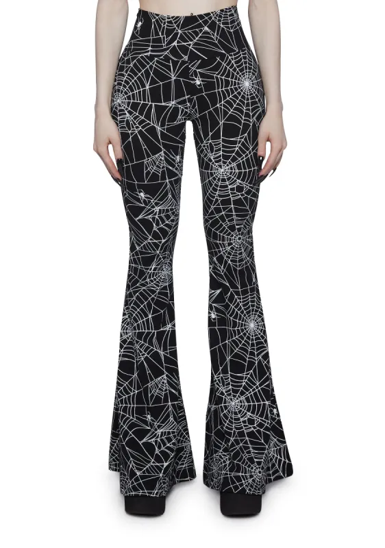 Total Spinster Flared Pants sold by Dolls Kill