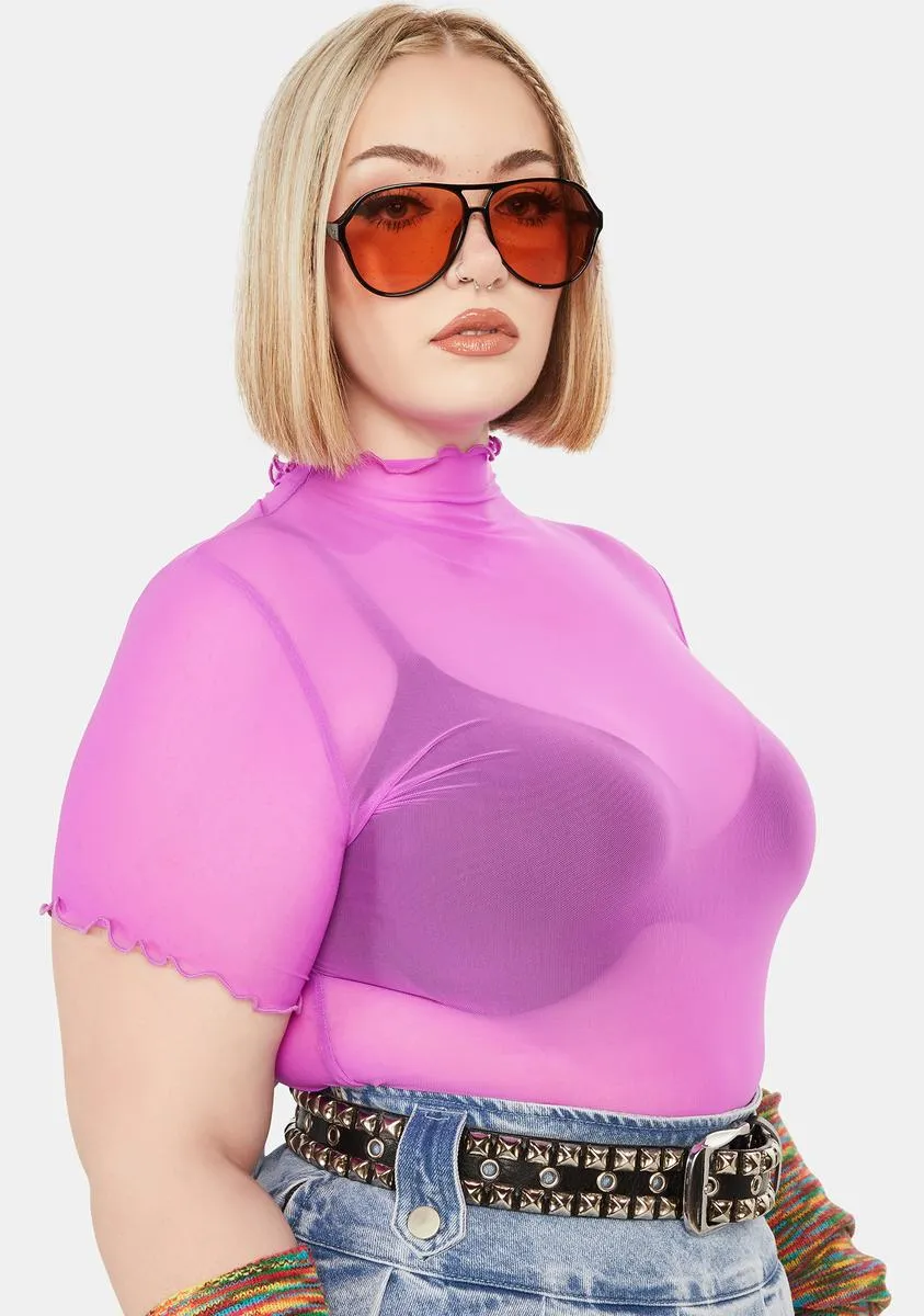 Plus Magical Lil Preview Sheer Top sold by Dolls Kill product image thumbnail 2