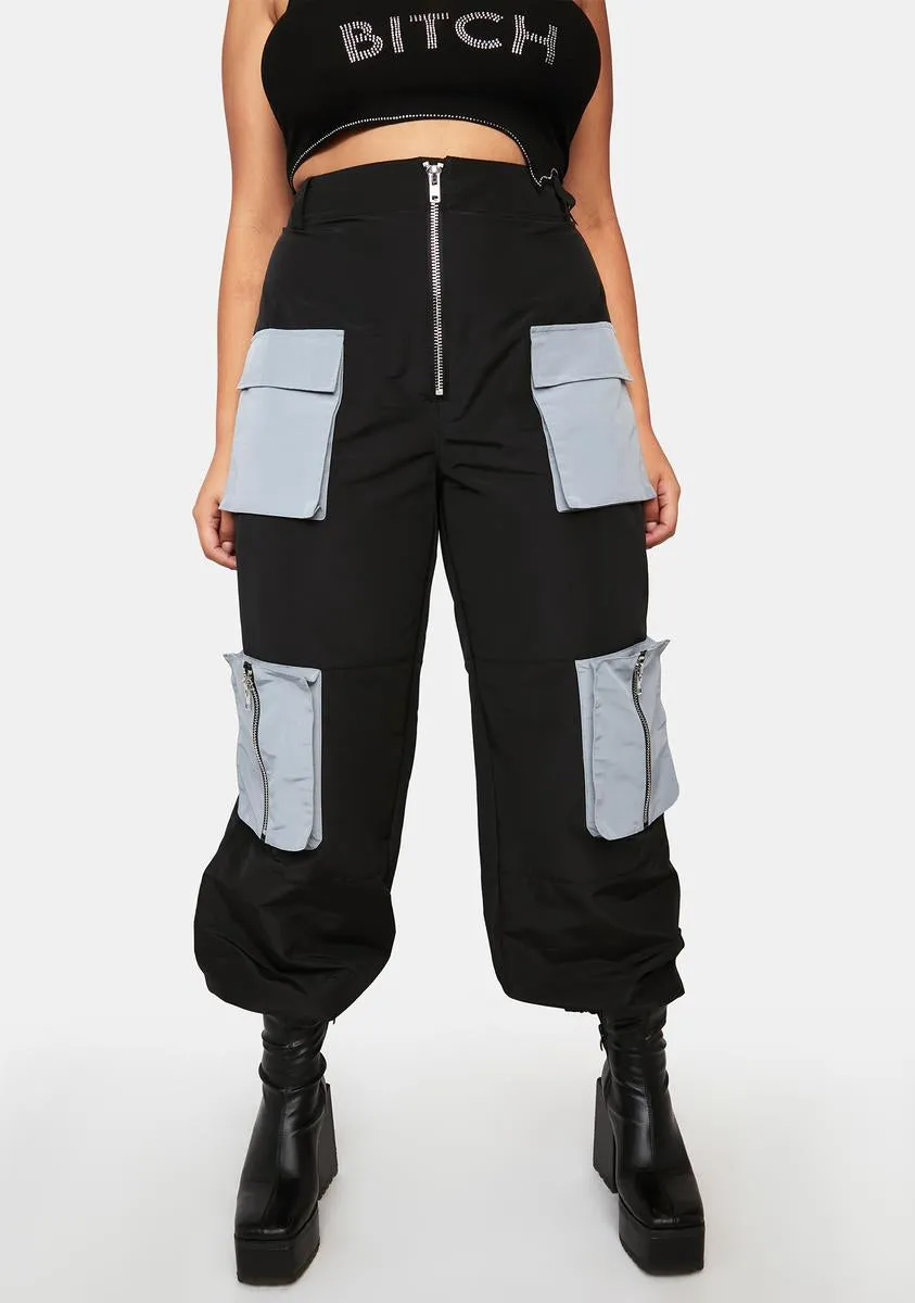 Plus Stone Get Real Cargo Pants sold by Dolls Kill