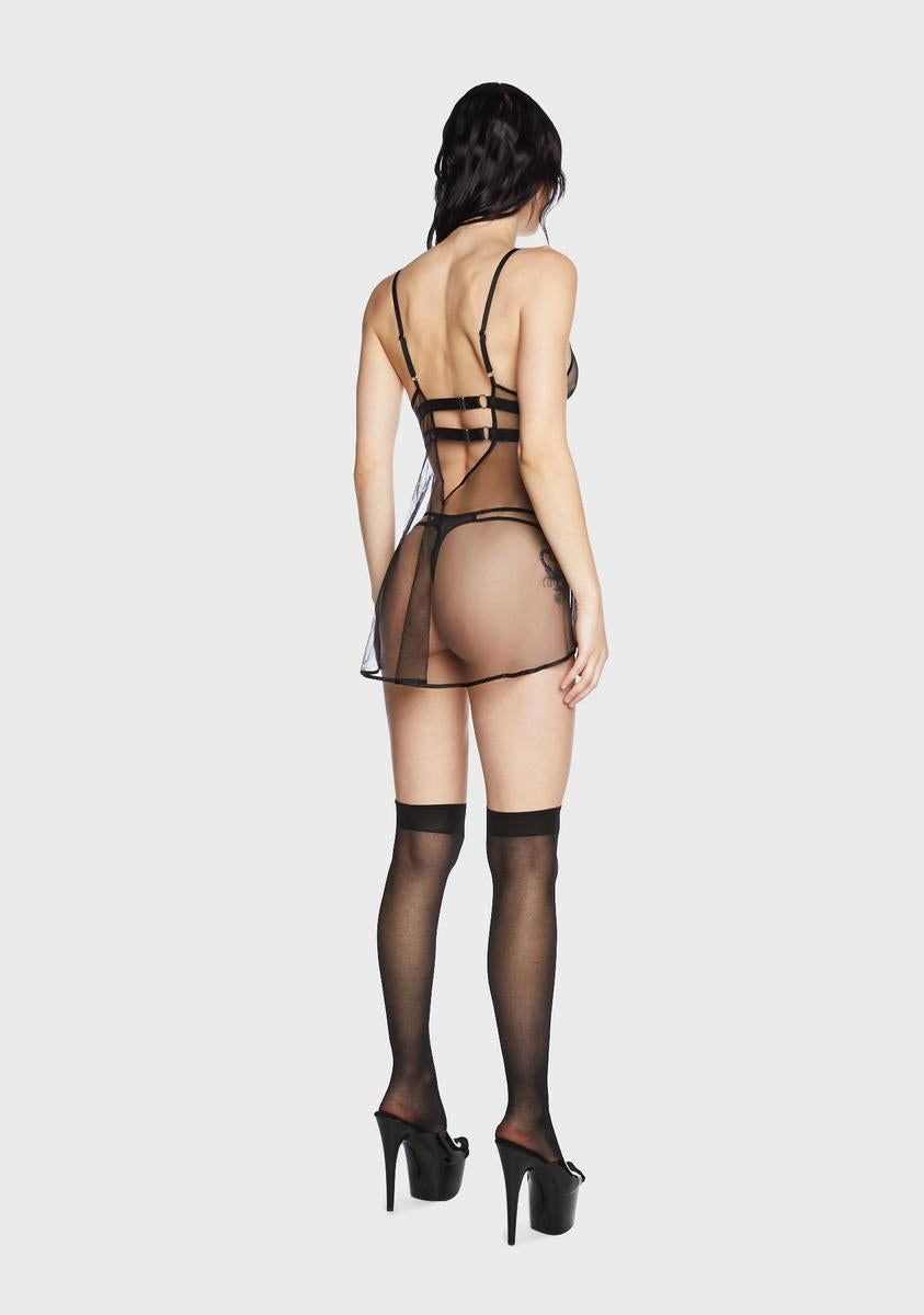 Cornelia Mesh Babydoll sold by Dolls Kill product image thumbnail 4