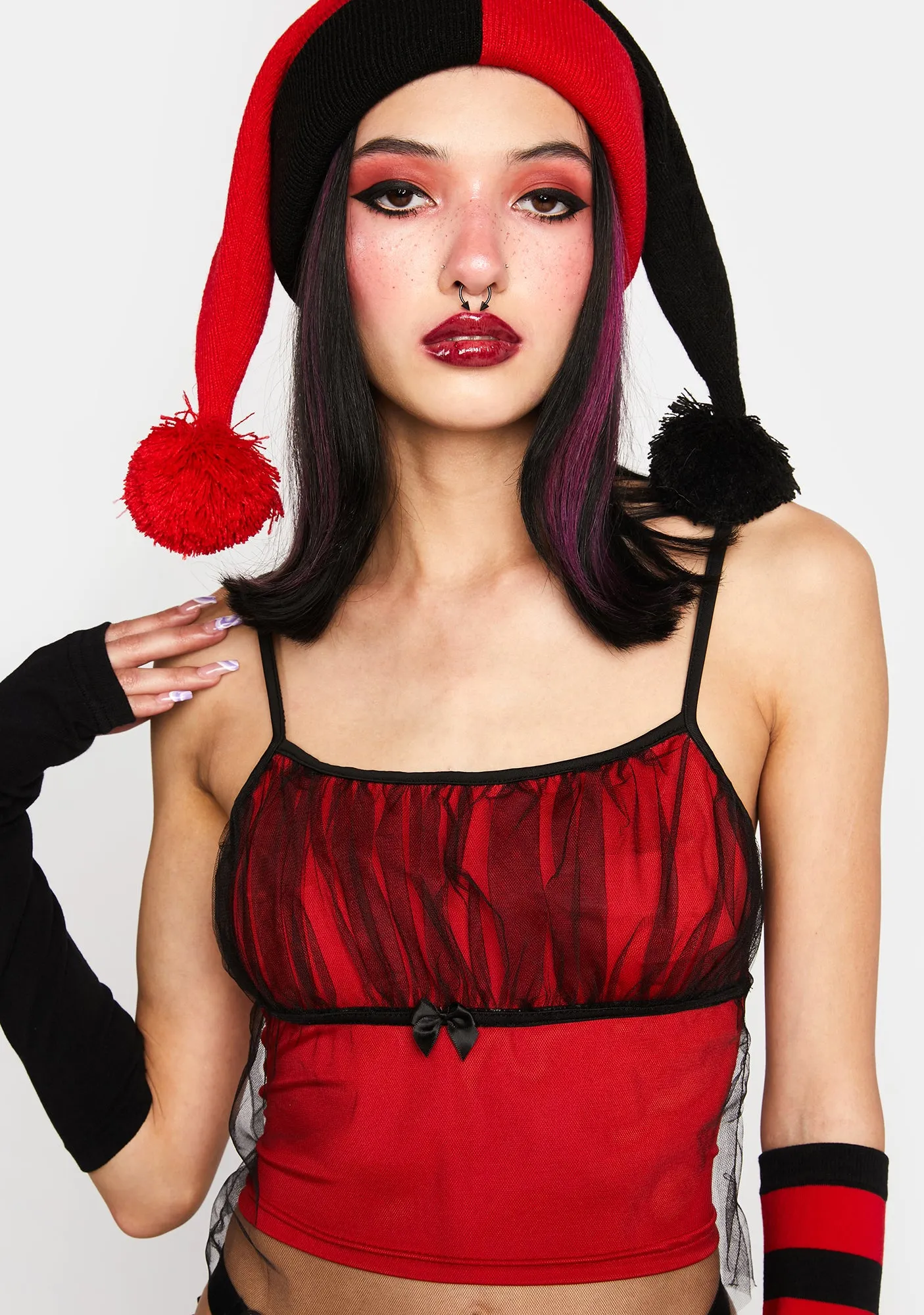 Attitude Activated Crop Top sold by Dolls Kill