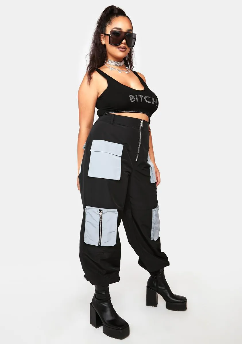 Plus Stone Get Real Cargo Pants sold by Dolls Kill product image thumbnail 2