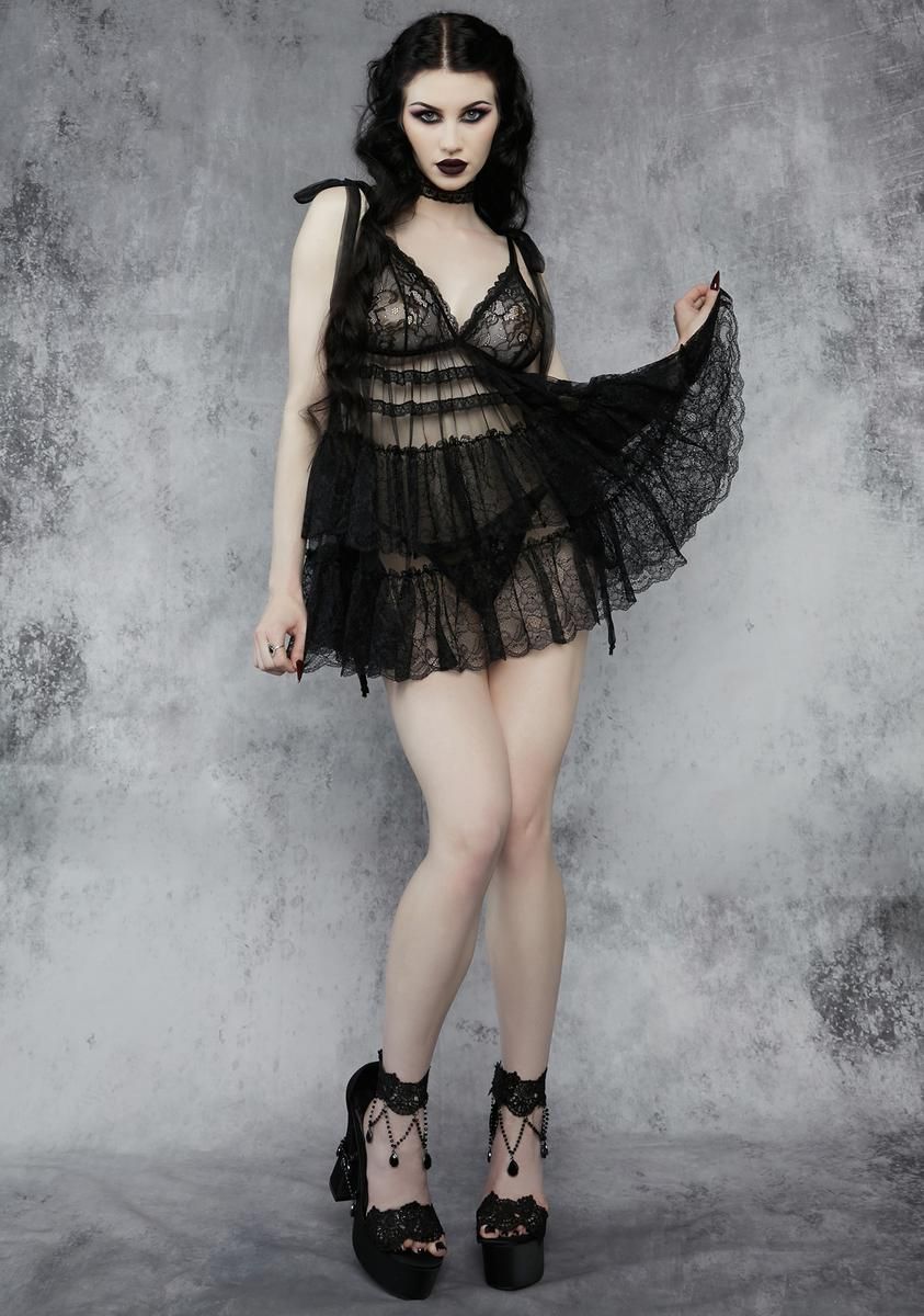 Take The Risk Lingerie Set sold by Dolls Kill product image thumbnail 3