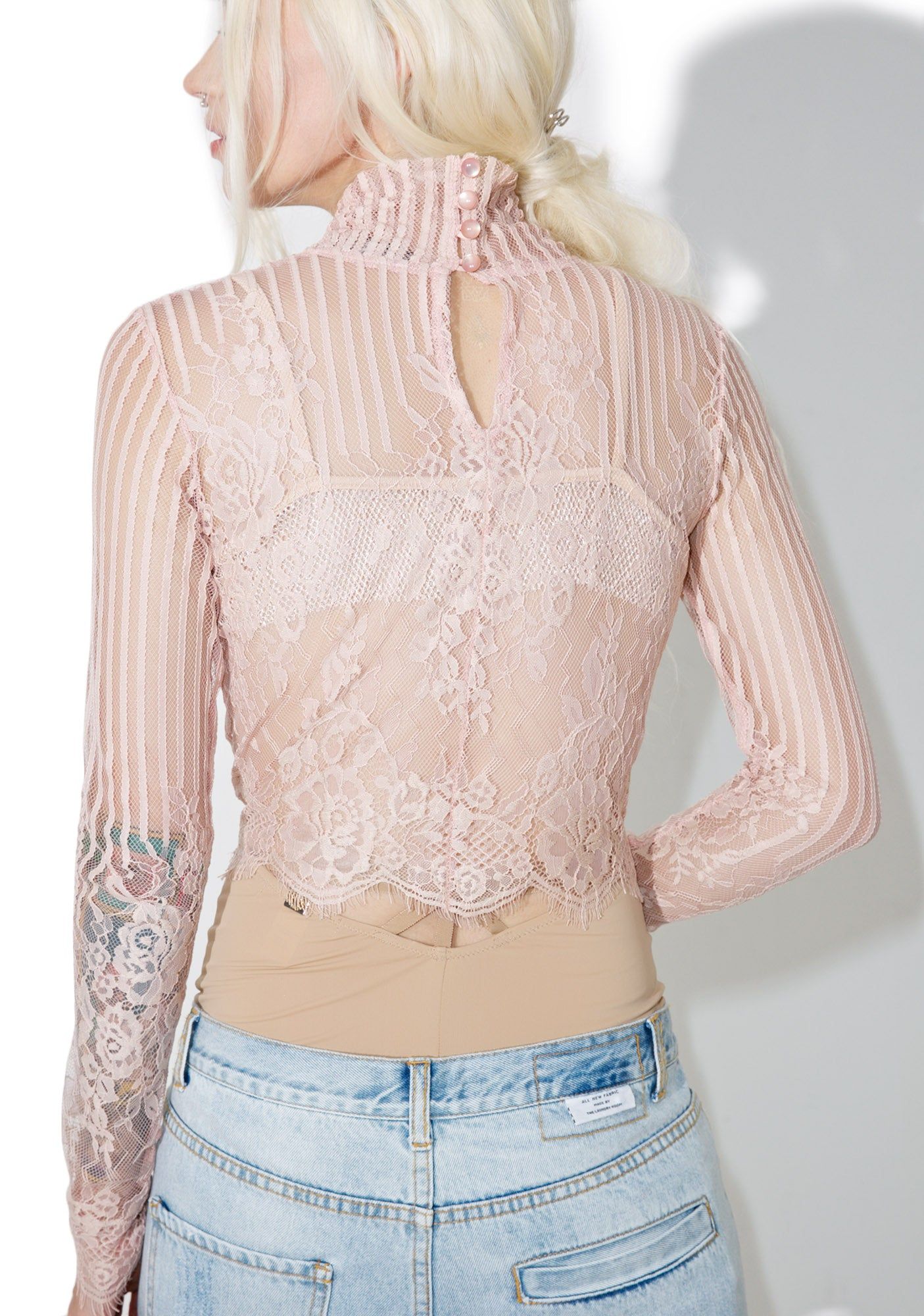 Blush Lara Top sold by Dolls Kill