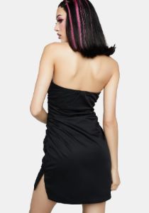 Heart Dilemma Strapless Mini Dress sold by Dolls Kill