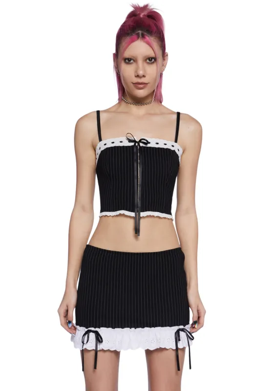 Chic In The City Skirt Set sold by Dolls Kill
