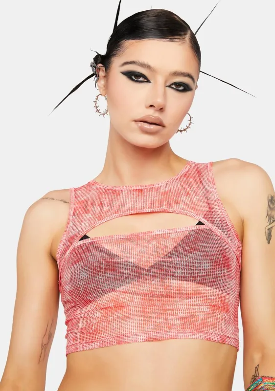 Back To Back Crop Top sold by Dolls Kill