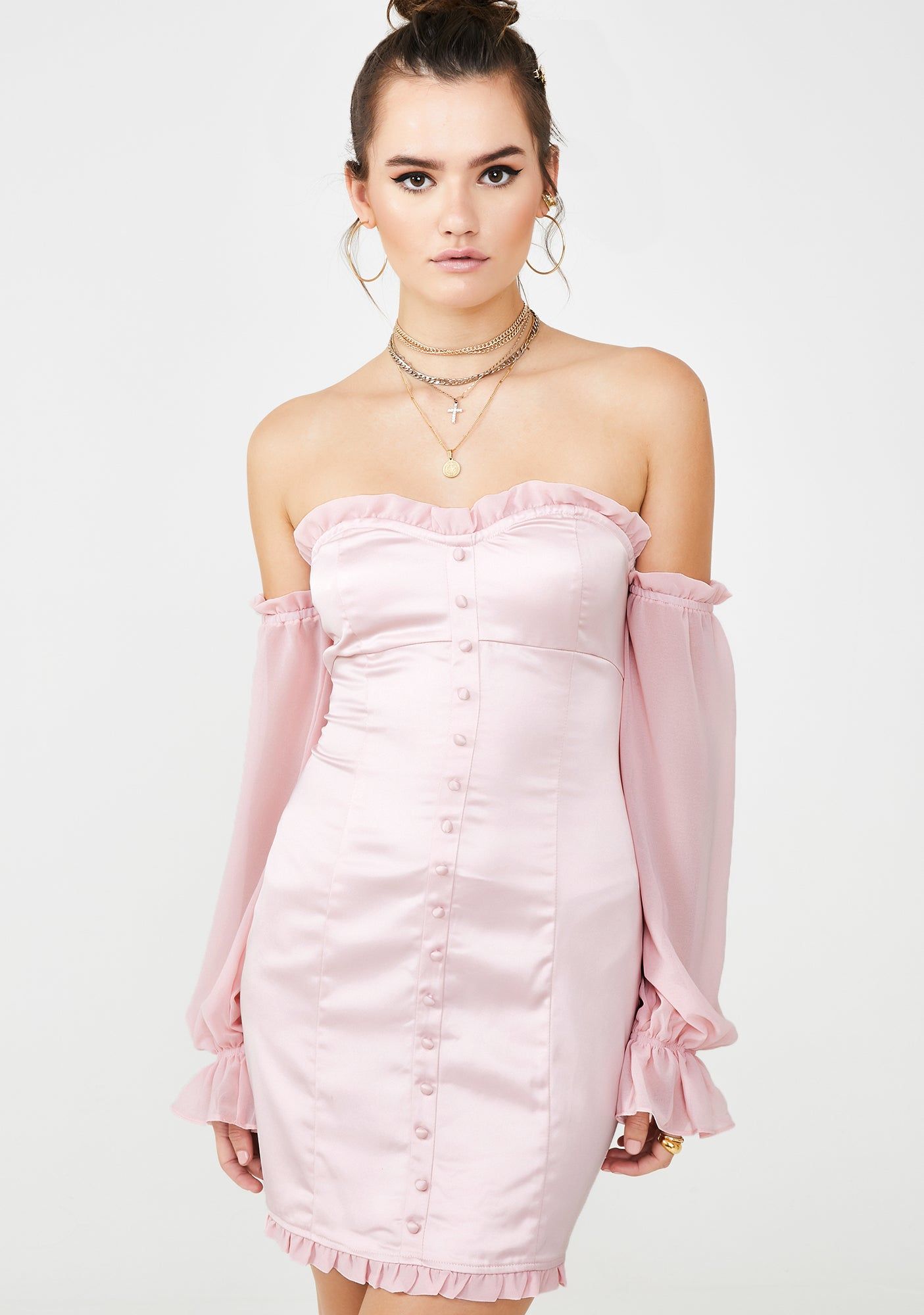 Good Girl Bad Bish Mini Dress sold by Dolls Kill