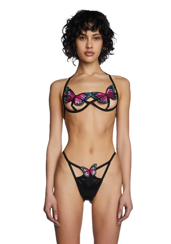 Nature's Secret Lingerie Set sold by Dolls Kill