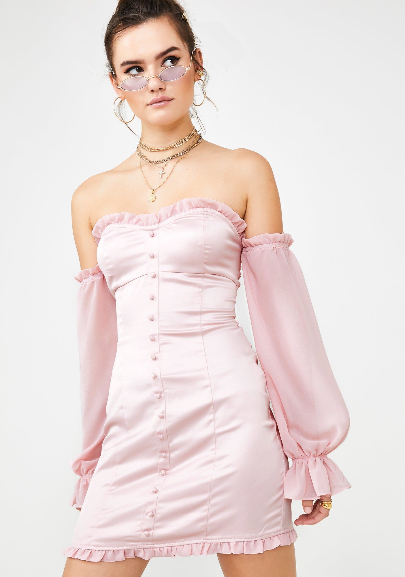 Good Girl Bad Bish Mini Dress sold by Dolls Kill product image thumbnail 2