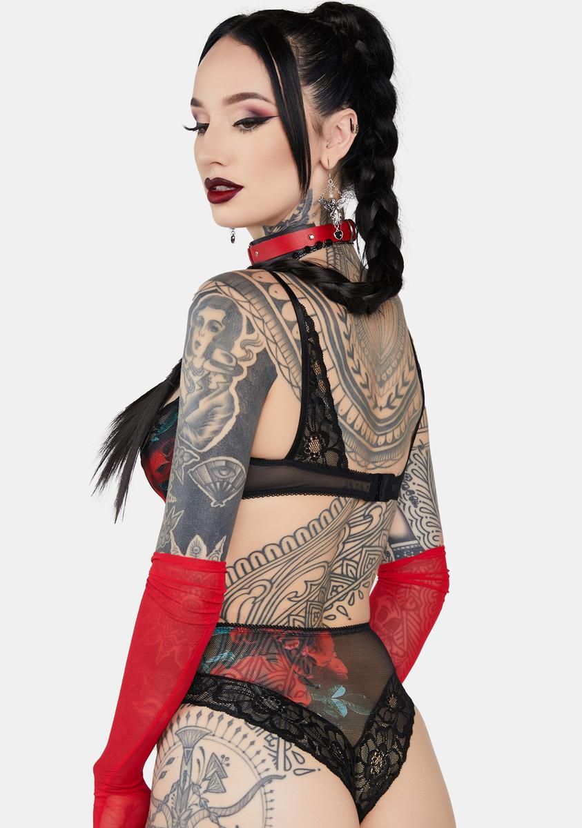 Romance Isn't Dead Lingerie Set sold by Dolls Kill product image thumbnail 4