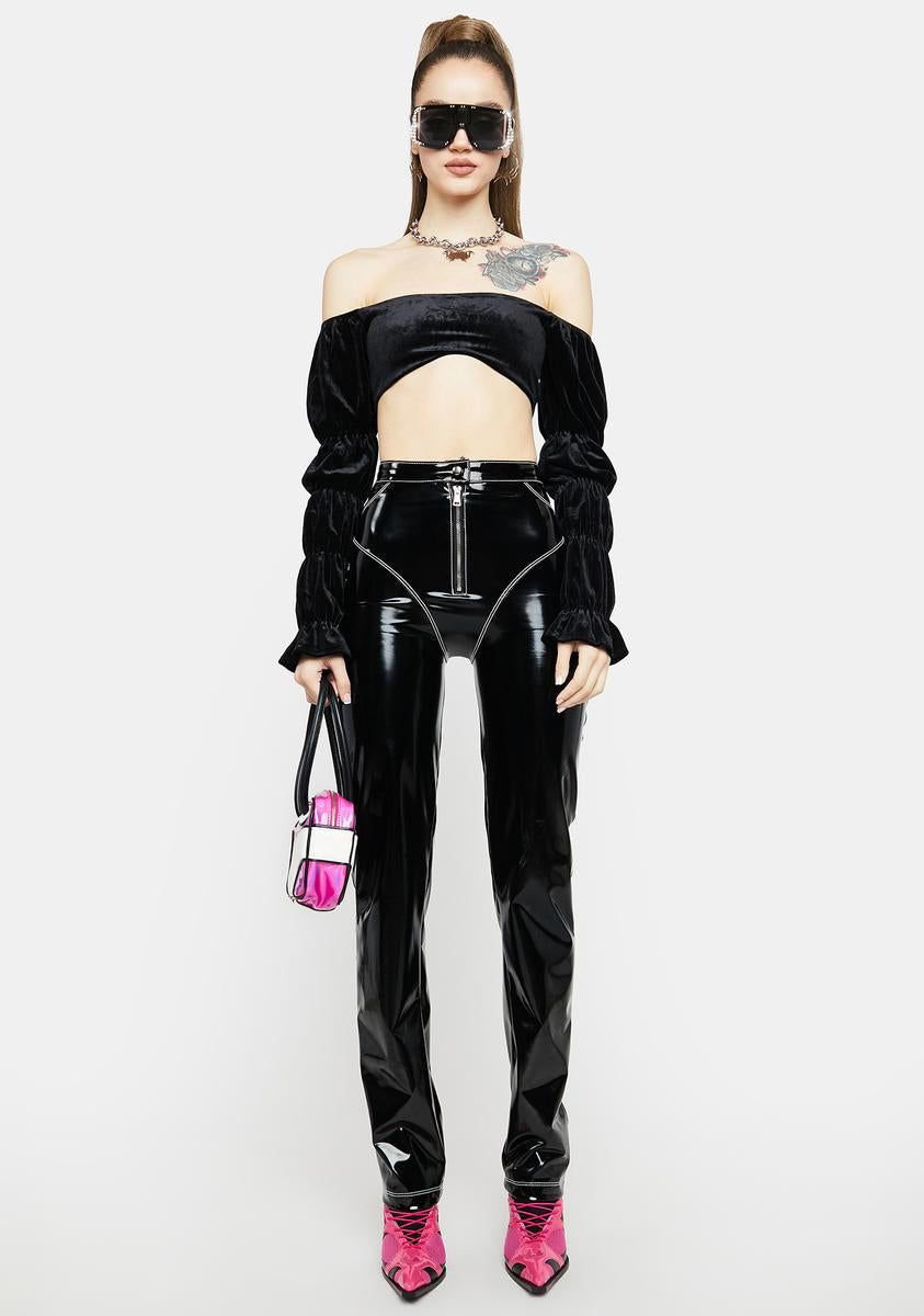 Face Of An Angel Crop Top sold by Dolls Kill product image thumbnail 3