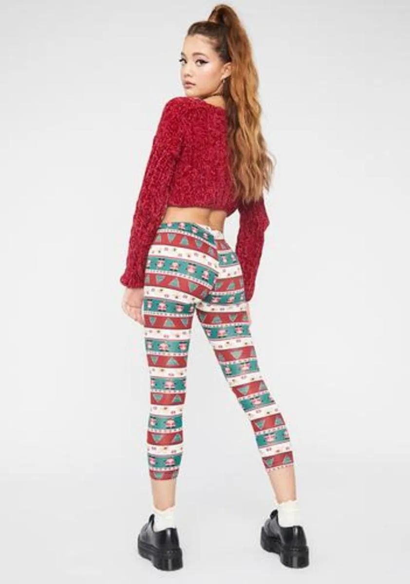 Sassy Santa Holiday Leggings sold by Dolls Kill product image thumbnail 4