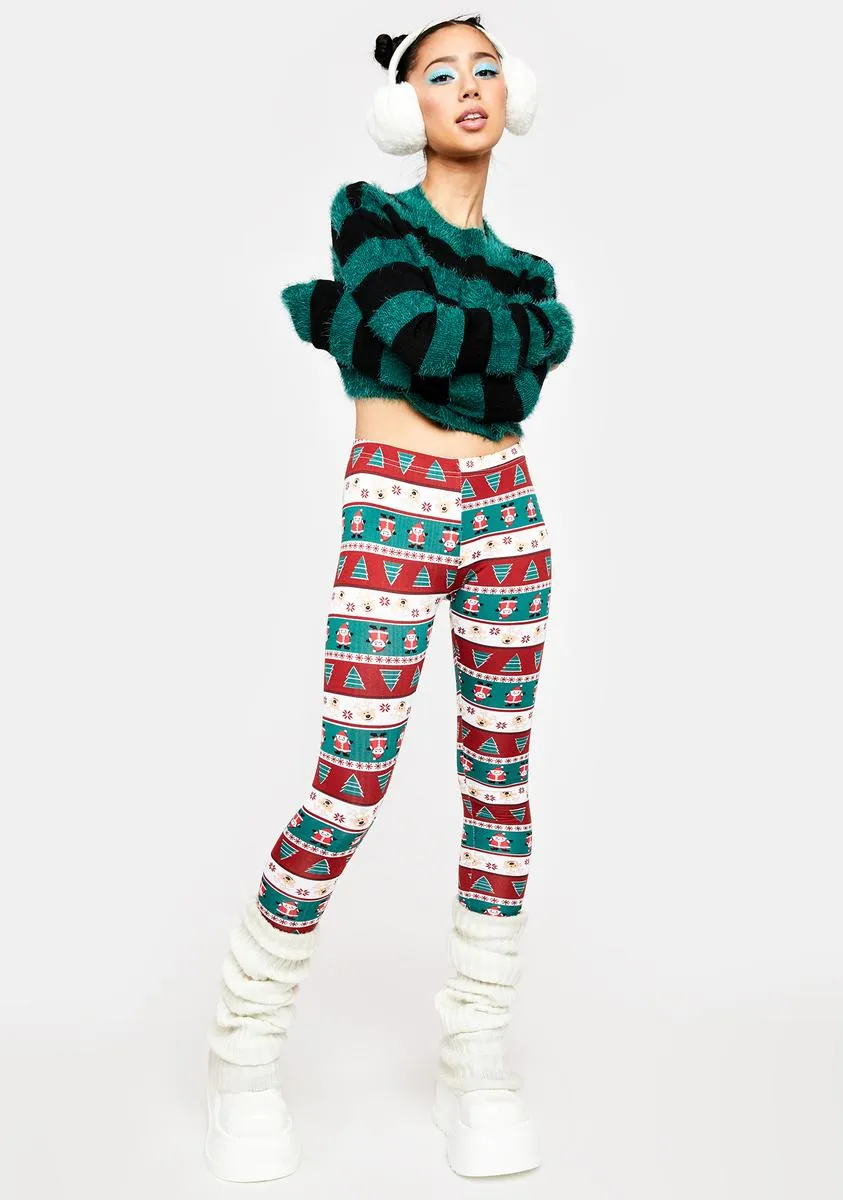 Sassy Santa Holiday Leggings sold by Dolls Kill product image thumbnail 5