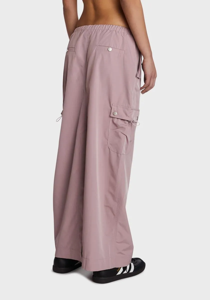 Mauve Gone Backpacking Maxi Skirt sold by Dolls Kill product image thumbnail 4