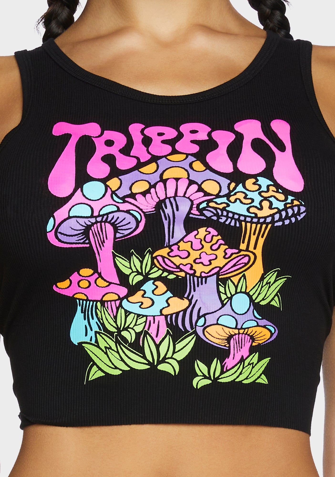 Technicolor Trip Graphic Tank sold by Dolls Kill product image thumbnail 2