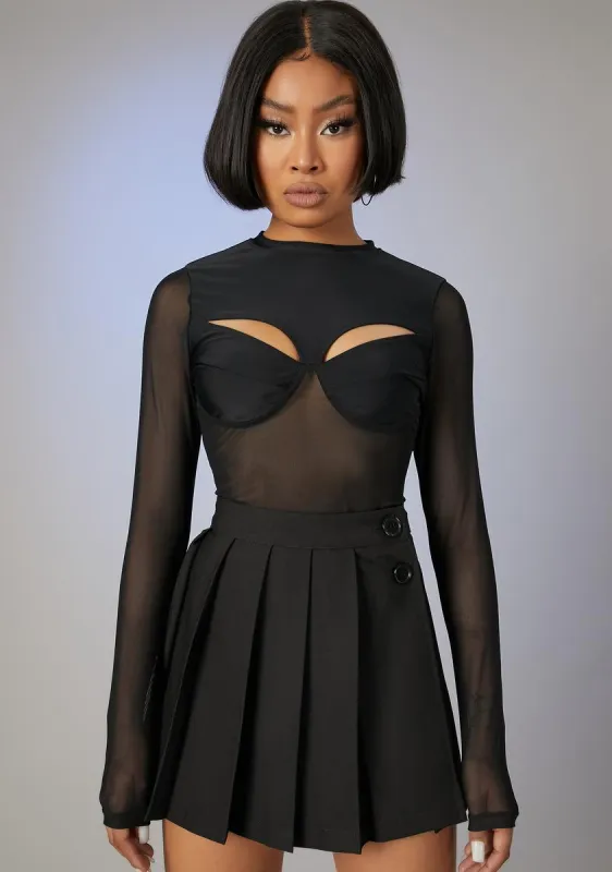 Show Stealer Cut-Out Top sold by Dolls Kill