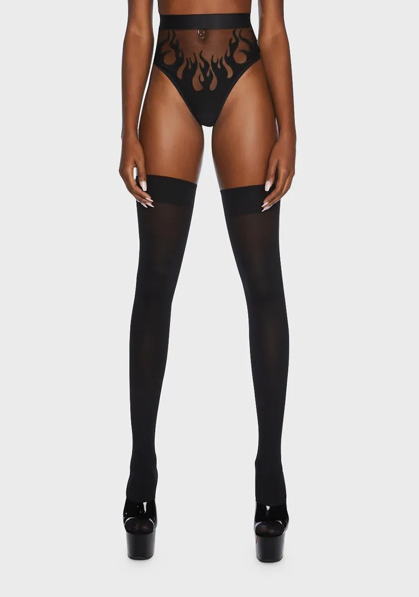 Smokin' Mirrors Mesh Bikini sold by Dolls Kill