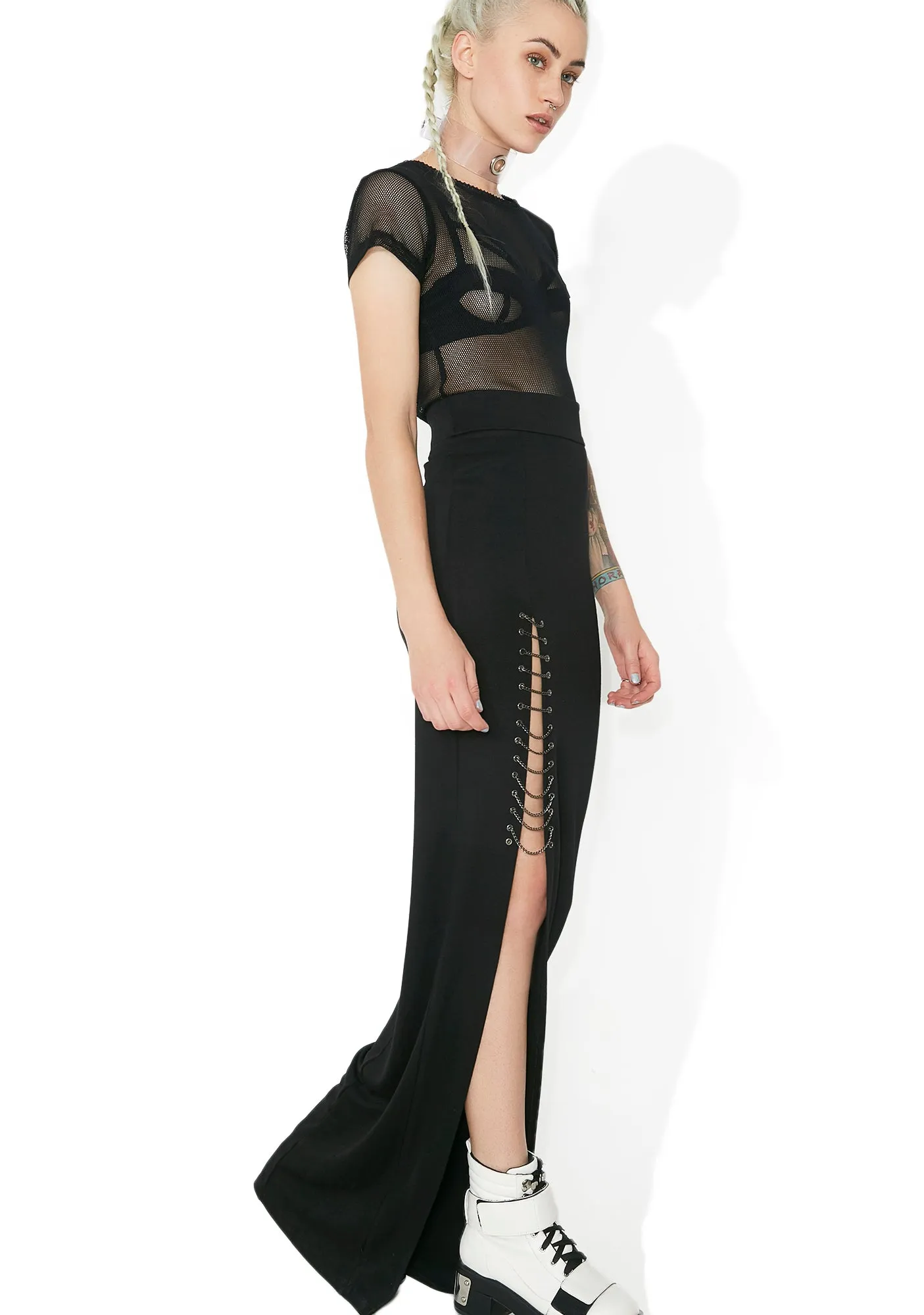 Pretty Reckless Chained Maxi Skirt sold by Dolls Kill product image thumbnail 2