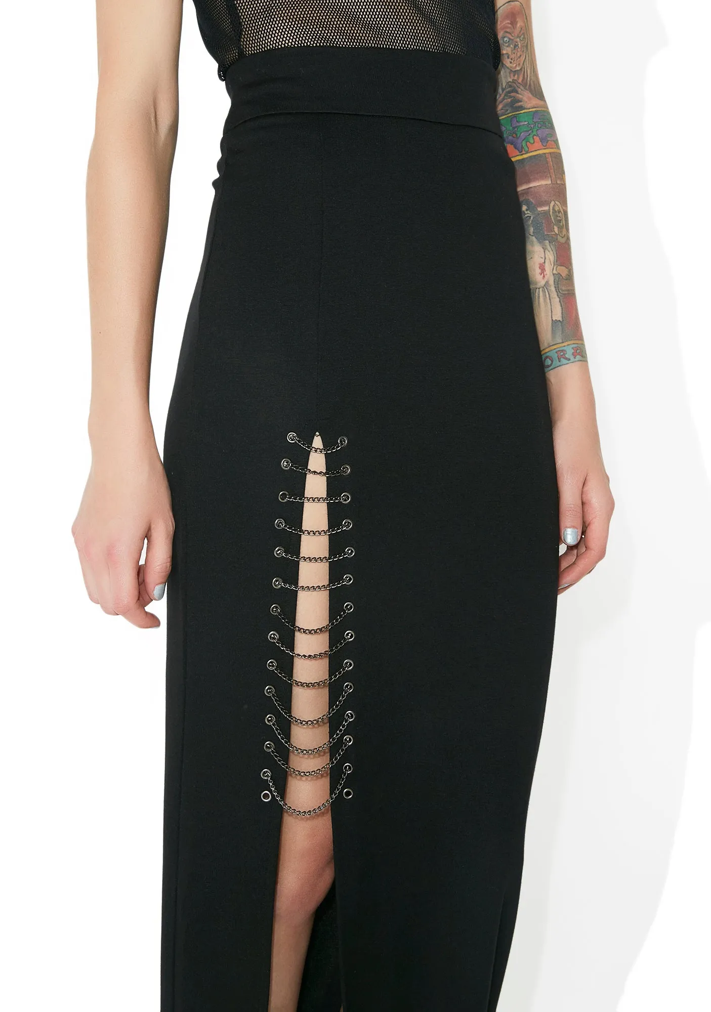 Pretty Reckless Chained Maxi Skirt sold by Dolls Kill product image thumbnail 3