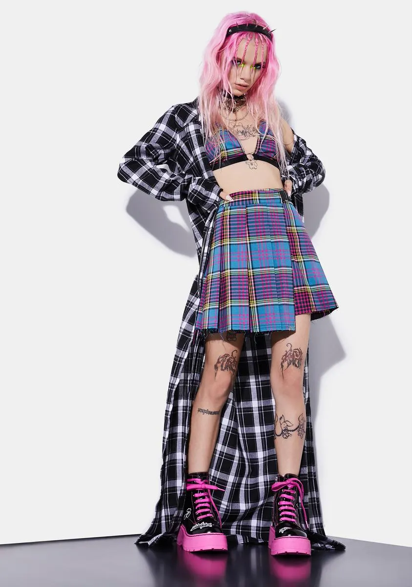 Risky Business Plaid Skirt sold by Dolls Kill product image thumbnail 3