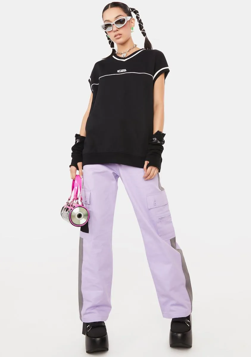 Contrast Line Sweater Vest sold by Dolls Kill product image thumbnail 3