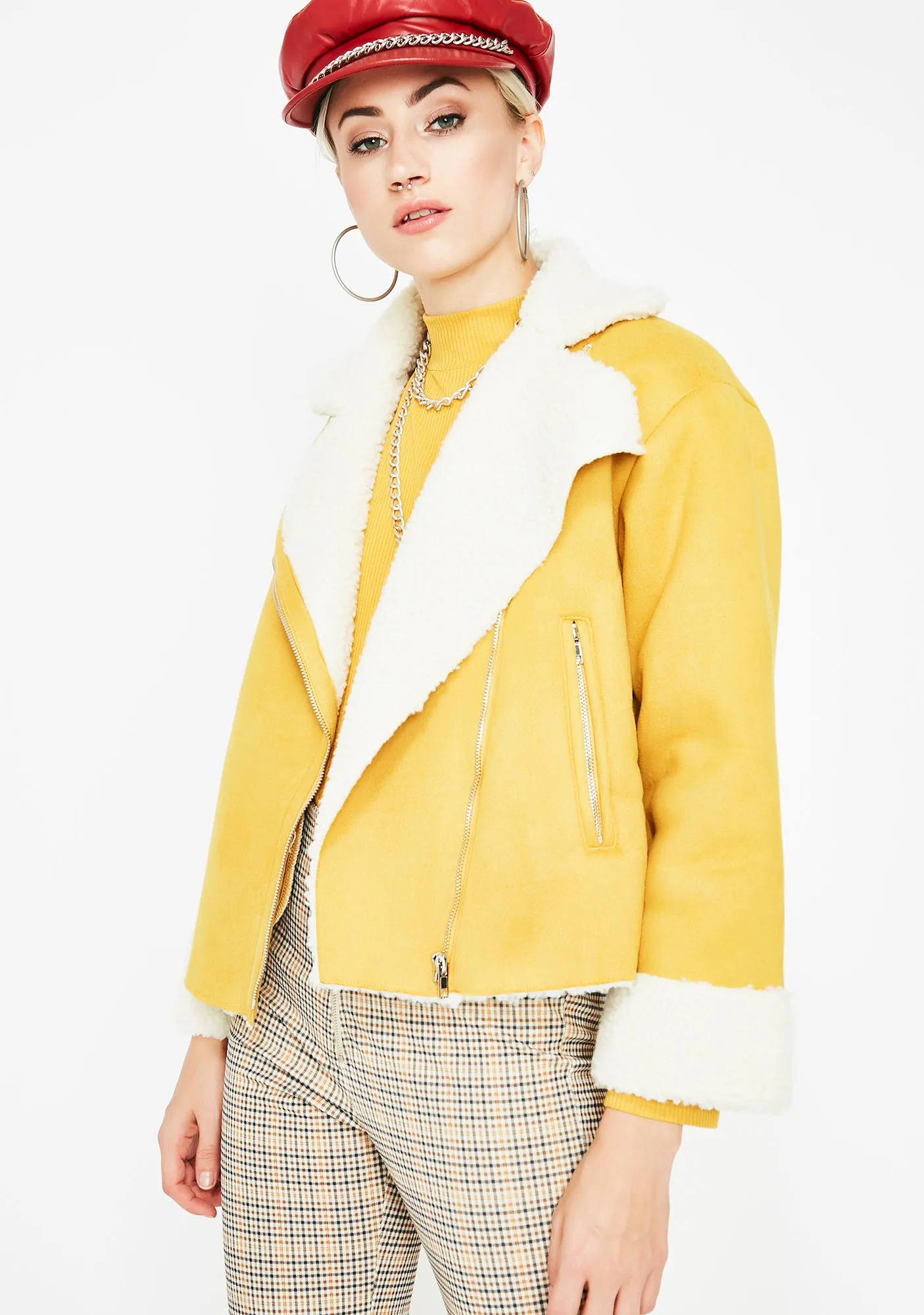 Top Flight Aviator Jacket sold by Dolls Kill product image thumbnail 2