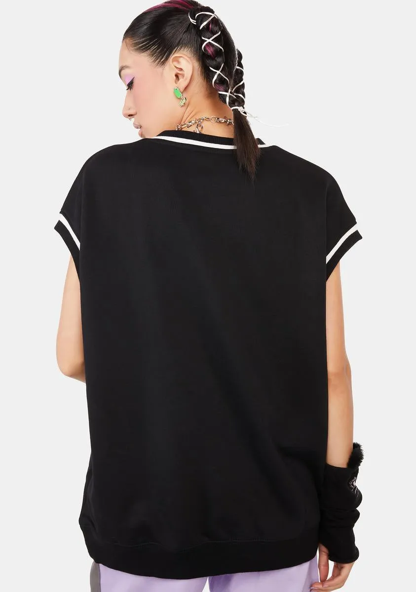 Contrast Line Sweater Vest sold by Dolls Kill product image thumbnail 4