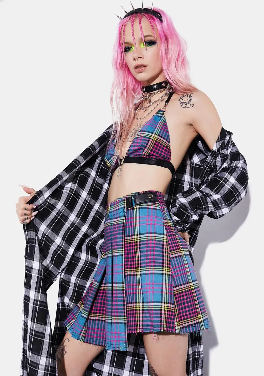 Risky Business Plaid Skirt sold by Dolls Kill product image thumbnail 2