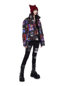 Never Sleeping Bomber Jacket sold by Dolls Kill