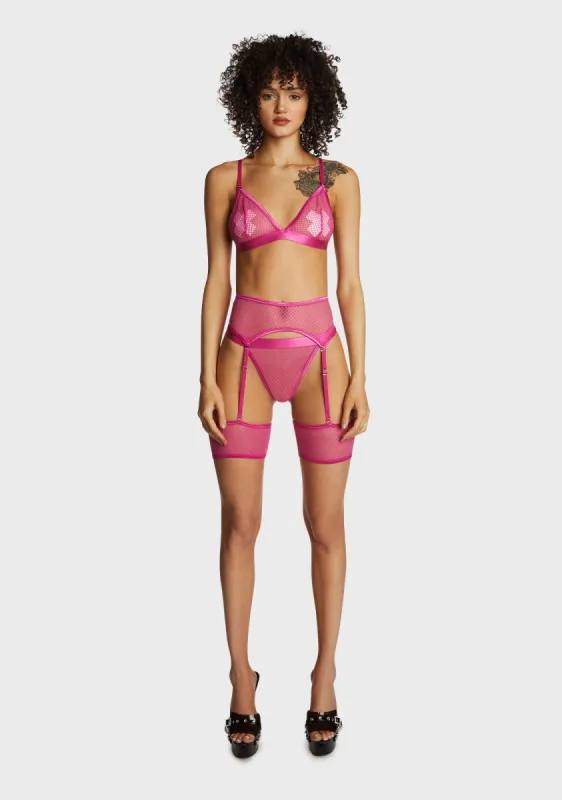 Stay Serving Lingerie Set sold by Dolls Kill
