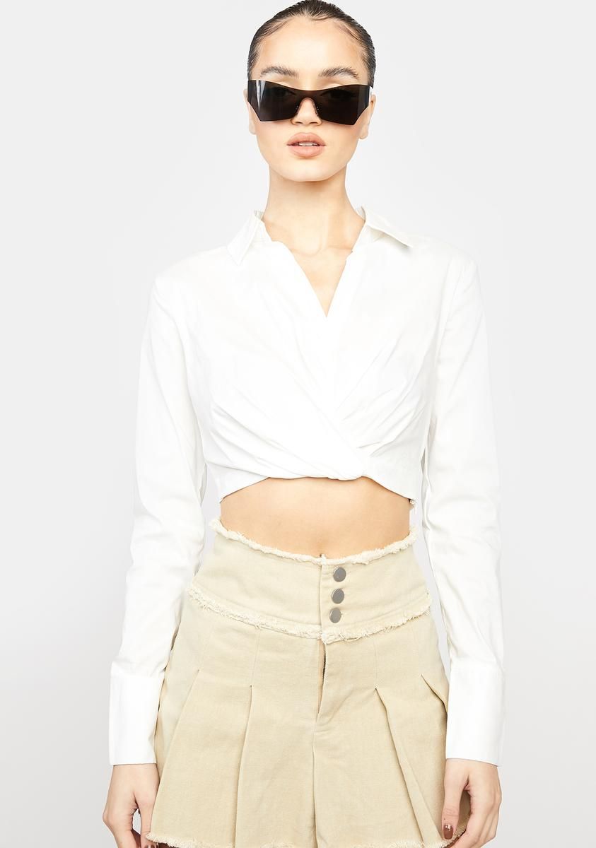 Upper East Side Crop Top sold by Dolls Kill