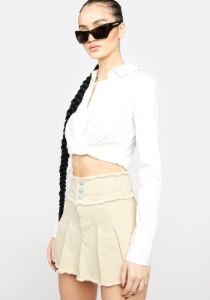 Upper East Side Crop Top sold by Dolls Kill
