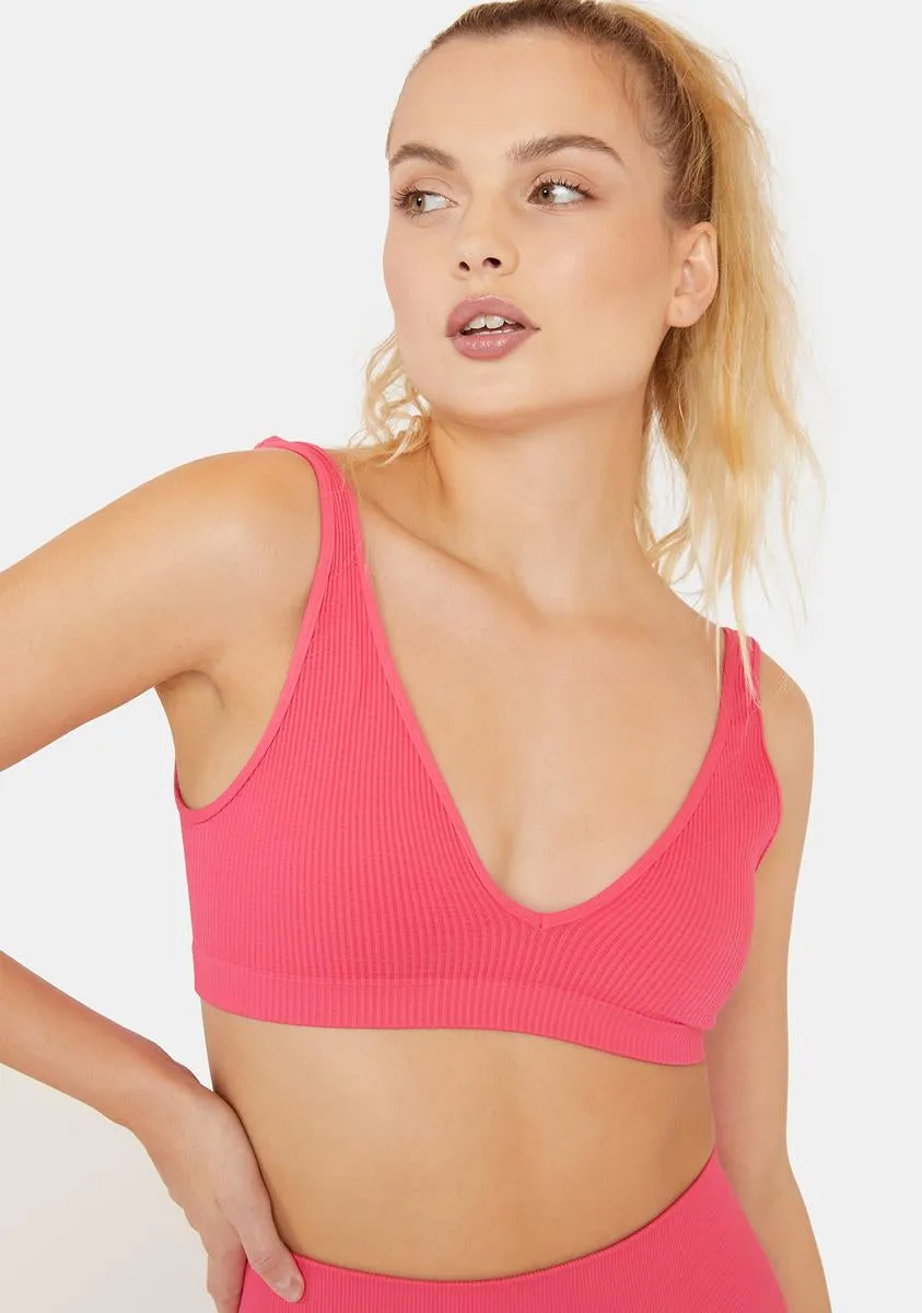 Diva Get Lucky Plunge Bra Top sold by Dolls Kill