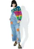 Vintage Rainbow Tulip Sweater sold by Dolls Kill
