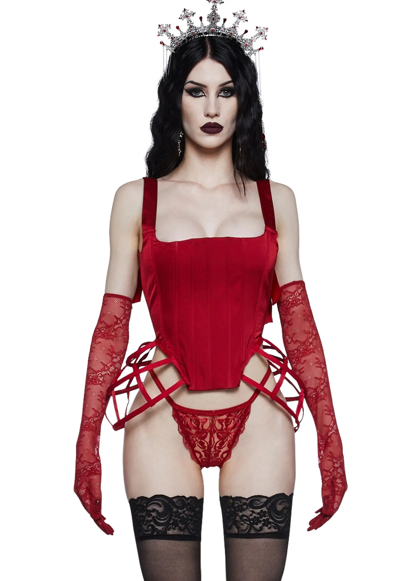 Love Disguise Lingerie Set sold by Dolls Kill