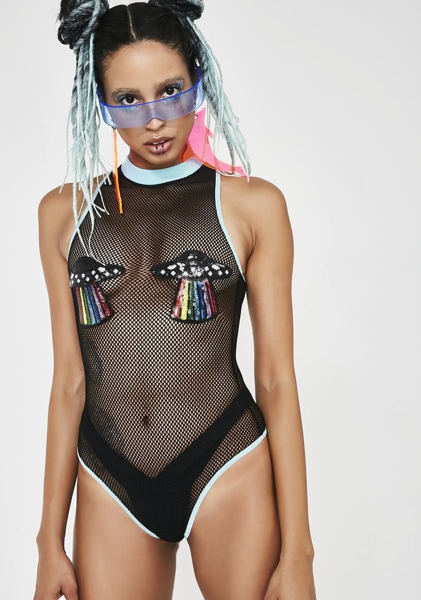 UFO Ho Bodysuit sold by Dolls Kill product image thumbnail 2