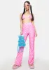 Pink Sweetheart Flare Pants sold by Dolls Kill